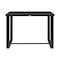Armen Living Felicia Outdoor Patio Counter Height Dining Table in Black Aluminum 840254332584 - alternate 1